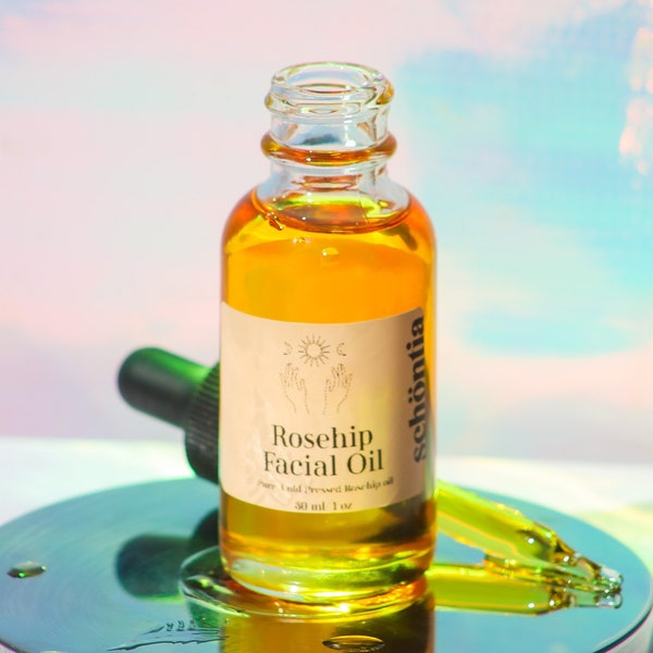 PURE ROSEHIP OIL, Organic Skin Care, Glow Face Oil