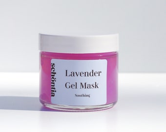 LAVENDER MASK,Jelly Face Mask,Overnight Sleep Mask, Aromatherapy