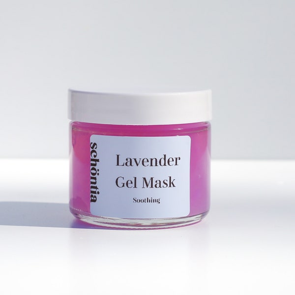 LAVENDER MASK,Jelly Face Mask,Overnight Sleep Mask, Aromatherapy