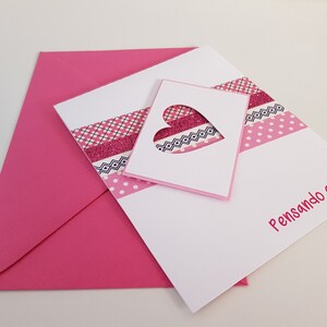 Tarjeta de felicitación corazón