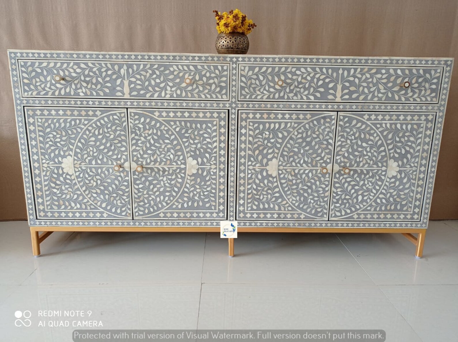 Antique Bone Inlay Buffet by boneinlayarts Etsy