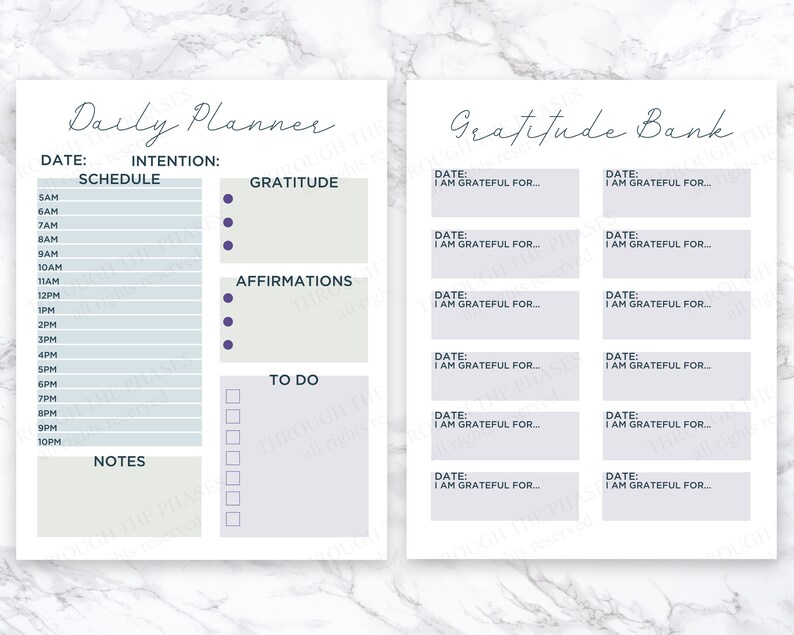 Law of Attraction Planner Printable / Manifestation journal printable, manifestation printable, manifestation planner, printable loa planner image 6