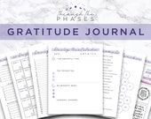 Gratitude Journal Printable | Gratitude Journal PDF | Daily Gratitude Inserts | Gratitude Log | Gratitude Tracker | Gratitude Planner