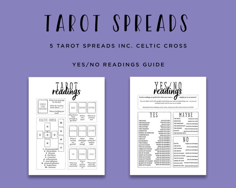 Tarot Cheat Sheet Tarot Card Meanings Learn Tarot Beginners Tarot Tarot Printable How to Read Tarot Easy Tarot Tarot Gifts image 5
