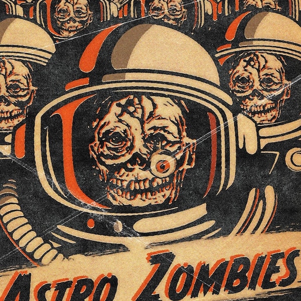 Astro Zombies, Misfits art print tribute | 11x17 Art Print
