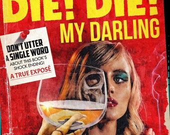 Die Die My Darling vintage pulp print | 11x17 Art Print