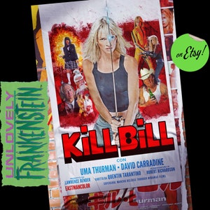 Kill Bill grindhouse-style movie poster | 11x17 Art Print