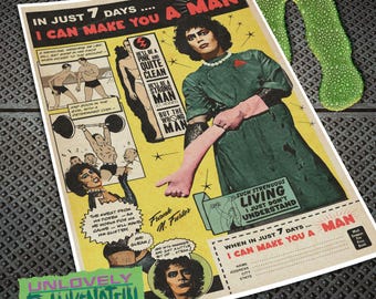 In Just 7 Days retro comic book ad | 11" x 17" Art Print