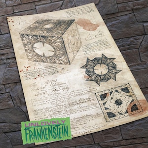 Notes on Lemarchand&#39;s Box, 1795 | Hellraiser | 11x17 Art Print