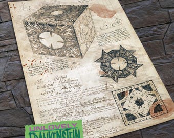 Notes on Lemarchand's Box, 1795 | Hellraiser | 11x17 Art Print