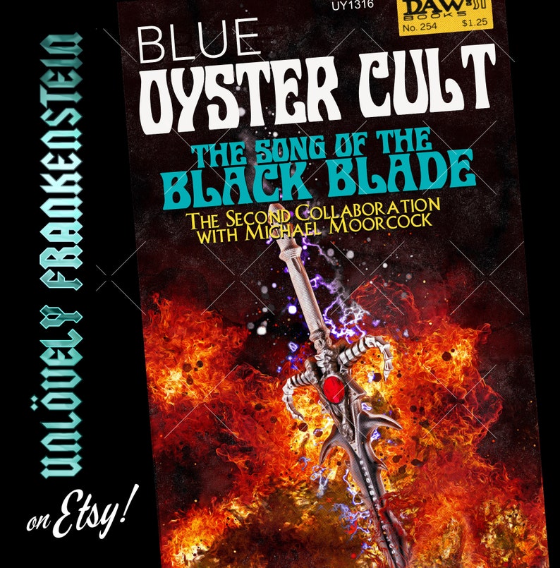 Blue Oyster Cult Black Blade Poster 11x17 Art Print Etsy