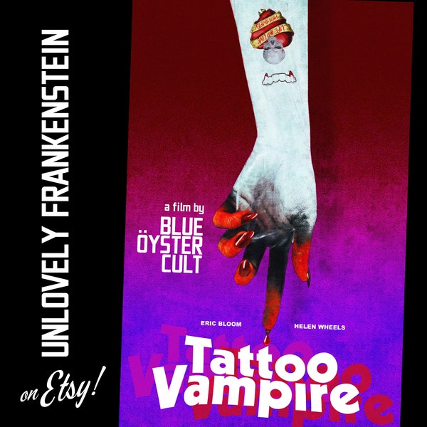 Tattoo Vampire: Blue Oyster Kult Filmplakat Hommage | 11x17 Kunstdruck