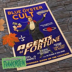 Blue Oyster Cult &quot;Agents of Fortune&quot; magic poster | 11x17 Art Print