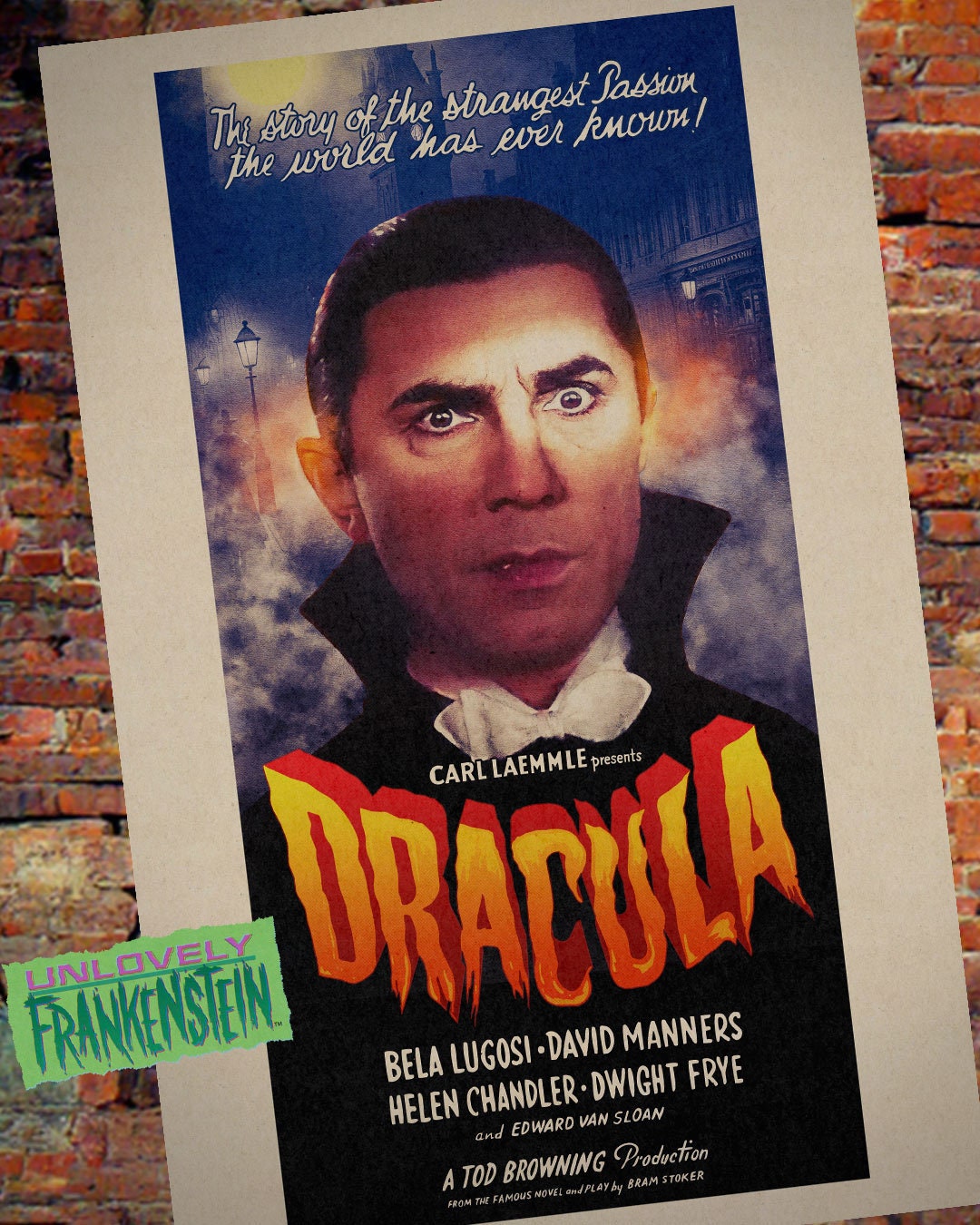 Bela Lugosi as Dracula Character Poster | 11x17 Art Print - Etsy