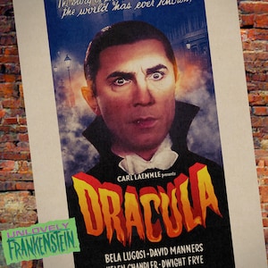 Bela Lugosi as Dracula character poster | 11x17 Art Print