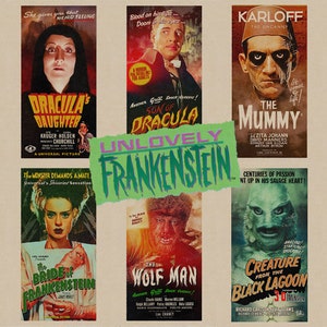 Universal Monsters 10-poster bundle| 11x17 Art Prints