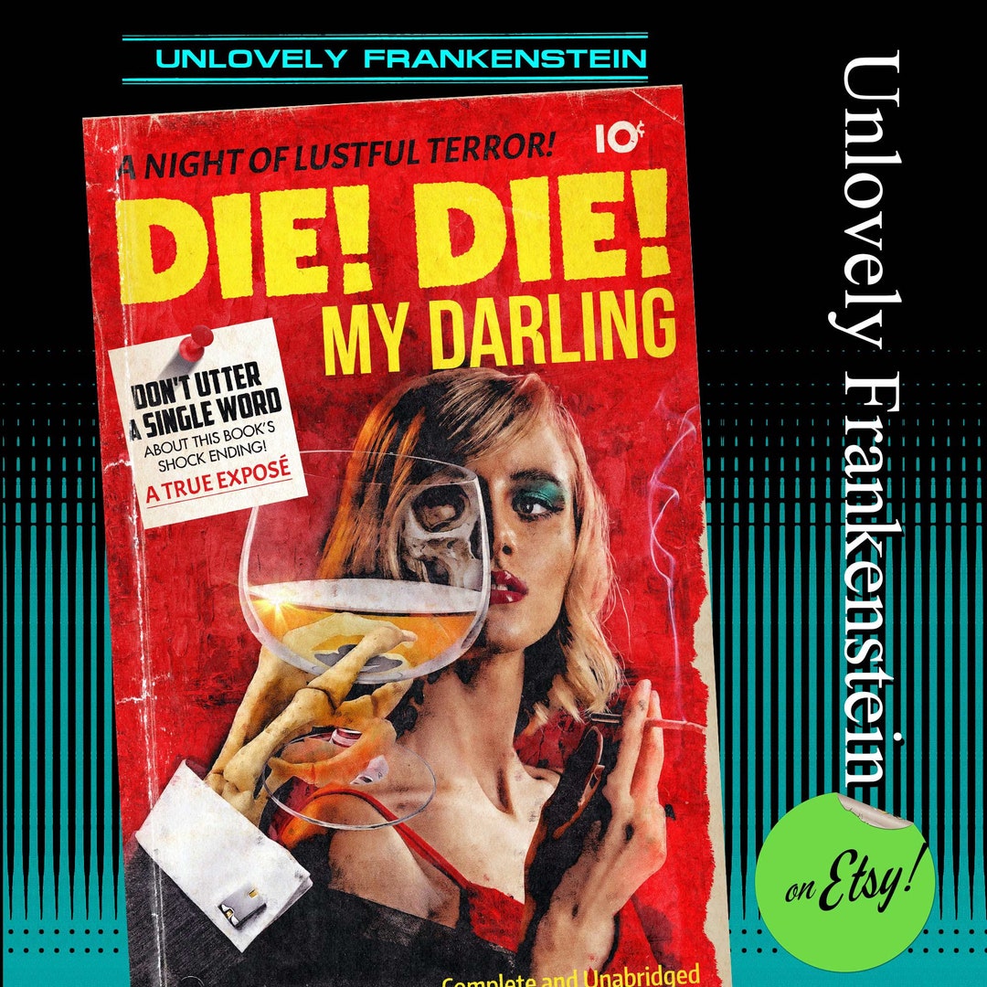 Die Die My Darling Vintage Pulp Print 11x17 Art Print Etsy