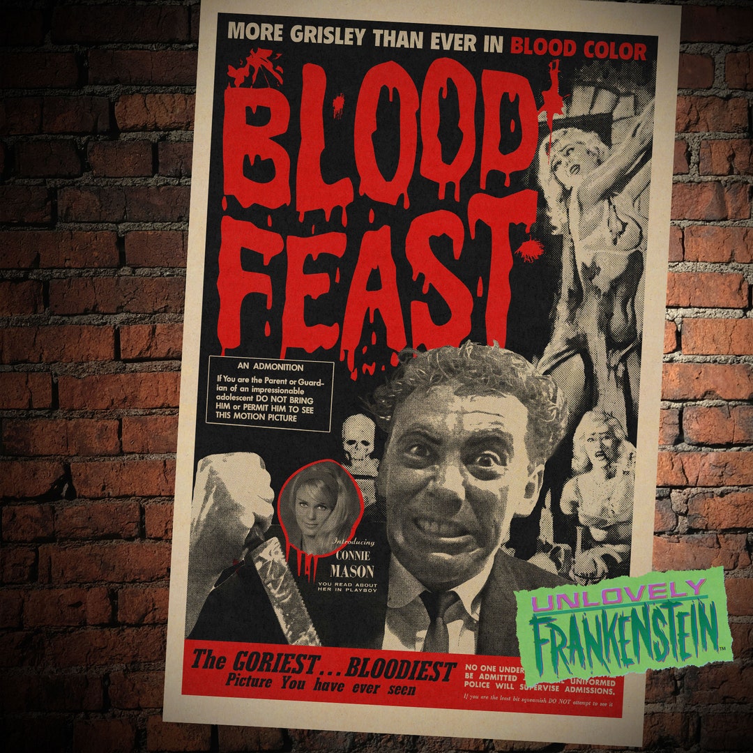 Retro-style Poster Design for Herschell Gordon Lewis's 