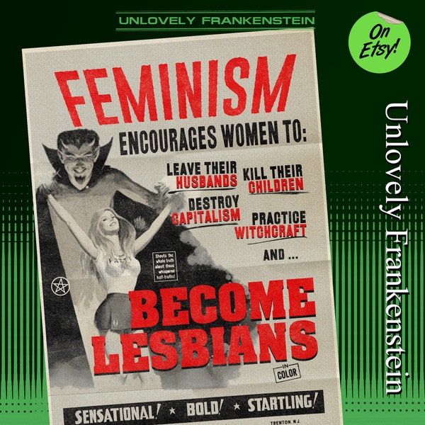 Lesbische Hexerei! | 11x17 Kunstdruck