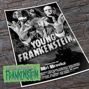 Young Frankenstein original art print | 11x17 Art Print