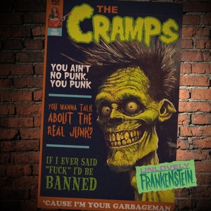 La stampa d&#39;arte Cramps: I&#39;m Your Garbageman / 11x17 Stampa artistica