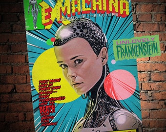 Ex Machina als Bronzezeitliche Comic-Buch | 11x17 Kunstdruck