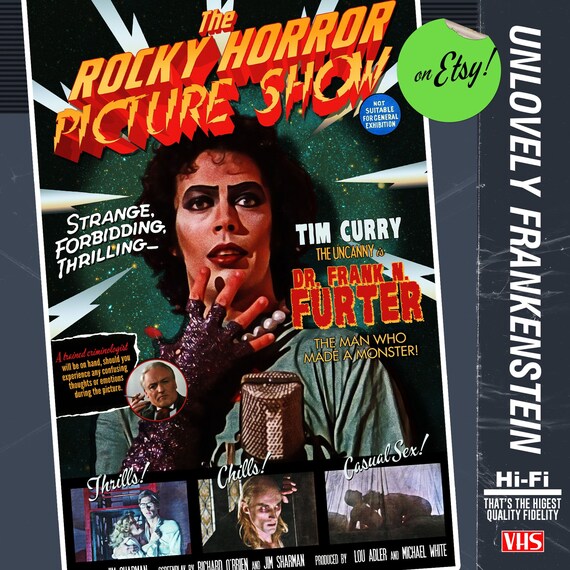 Rocky Horror Classicstyle Movie Poster 18x28 Art Print Etsy