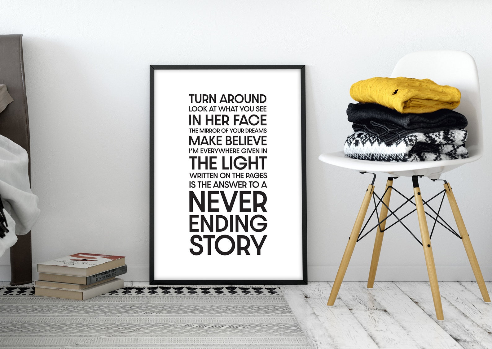 Never Ending Story Lyrics Digital File Download or Physical | Etsy