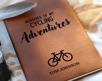 Cuaderno personalizado para ciclistas - Regalo para ciclistas, Navidad, cumpleaños, jubilación