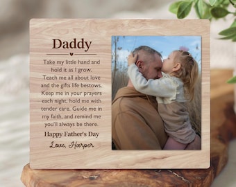 Marco para el Día del Padre, Regalo para papá de un bebé, Los mejores regalos para el primer padre, Papá y yo, Regalos para esposo e hijo