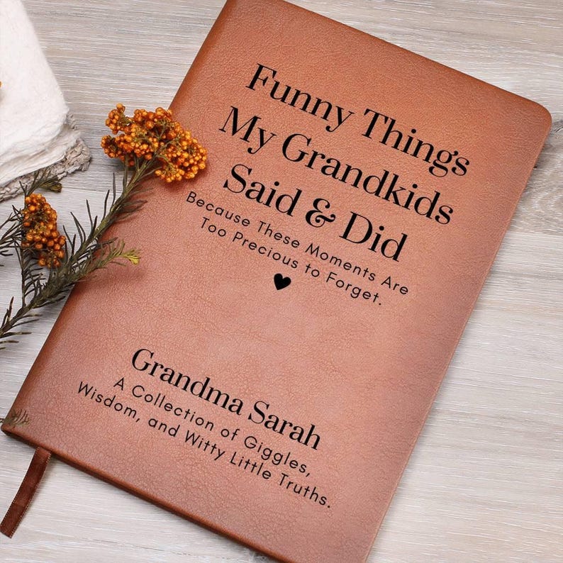 Journal für Oma Geschenk aus Grandkids Erinnerungsbuch Oma Notizbuch Muttertagsgeschenk für Nana Bild 1