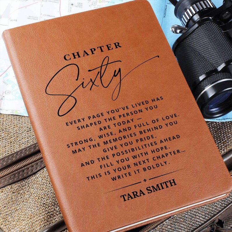Personalized 60th Birthday Gift Journal - For Her Or Him, Gift For Friend, Gift For Son Or Daughter, Gift For Coworker image 11