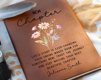 New Chapter Personalized Going Away Gift for Coworker - Gift for Boss Leaving New Job Gift, Retirement Farewell Present for Work Wife