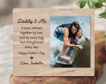 Marco de fotos para el Día del Padre, regalo para papá de un bebé, los mejores regalos para el primer padre, papá y yo, regalos para el esposo y el hijo.