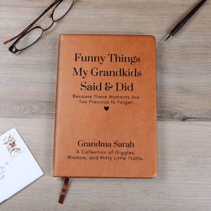 Journal für Oma Geschenk aus Grandkids Erinnerungsbuch Oma Notizbuch Muttertagsgeschenk für Nana Bild 10