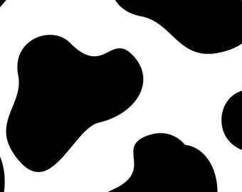 Chunky Hand Knitting PATTERN - Cow Print