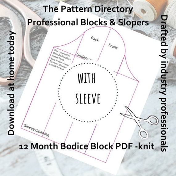 Bespoke Basic Blocks & Slopers to Fit Your Measurements