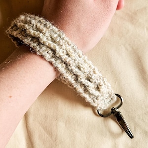 Crochet Key Fob, Wristlet Key Fob, Boho Key Fob, Crochet Car Accessories, Crochet Wristlet keychain