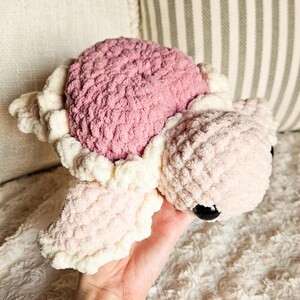 Crochet Turtle Plushie, Handmade Turtle Stuffed Animal, Crochet Turtle Gift, Amigurumi Turtle Plushy, Gifts For Her