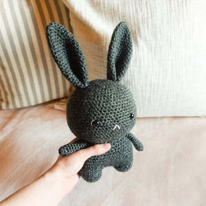 Crochet Bunny Plushie, Handmade Rabbit Stuffed Animal, Amigurumi Plushy, Crochet Baby Gift, Gifts For Her