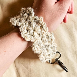 Crochet Key Fob, Wristlet Key Fob, Boho Key Fob, Crochet Car Accessories, Crochet Wristlet keychain