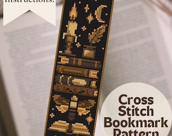 Cross Stitch Bookmark PDF Pattern, Easy Bookmark Cross Stitch for Beginners, Small Bookmark Pattern, Instant Download Cross Stitch Bookmark