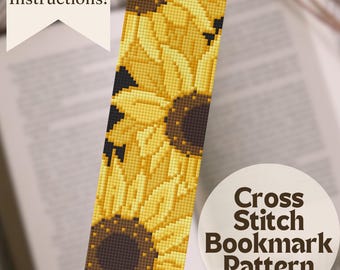 Cross Stitch Bookmark PDF Pattern, Easy Bookmark Cross Stitch for Beginners, Small Bookmark Pattern, Instant Download Cross Stitch Bookmark