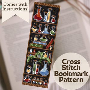Cross Stitch Bookmark PDF Pattern, Easy Bookmark Cross Stitch for Beginners, Small Bookmark Pattern, Instant Download Cross Stitch Bookmark
