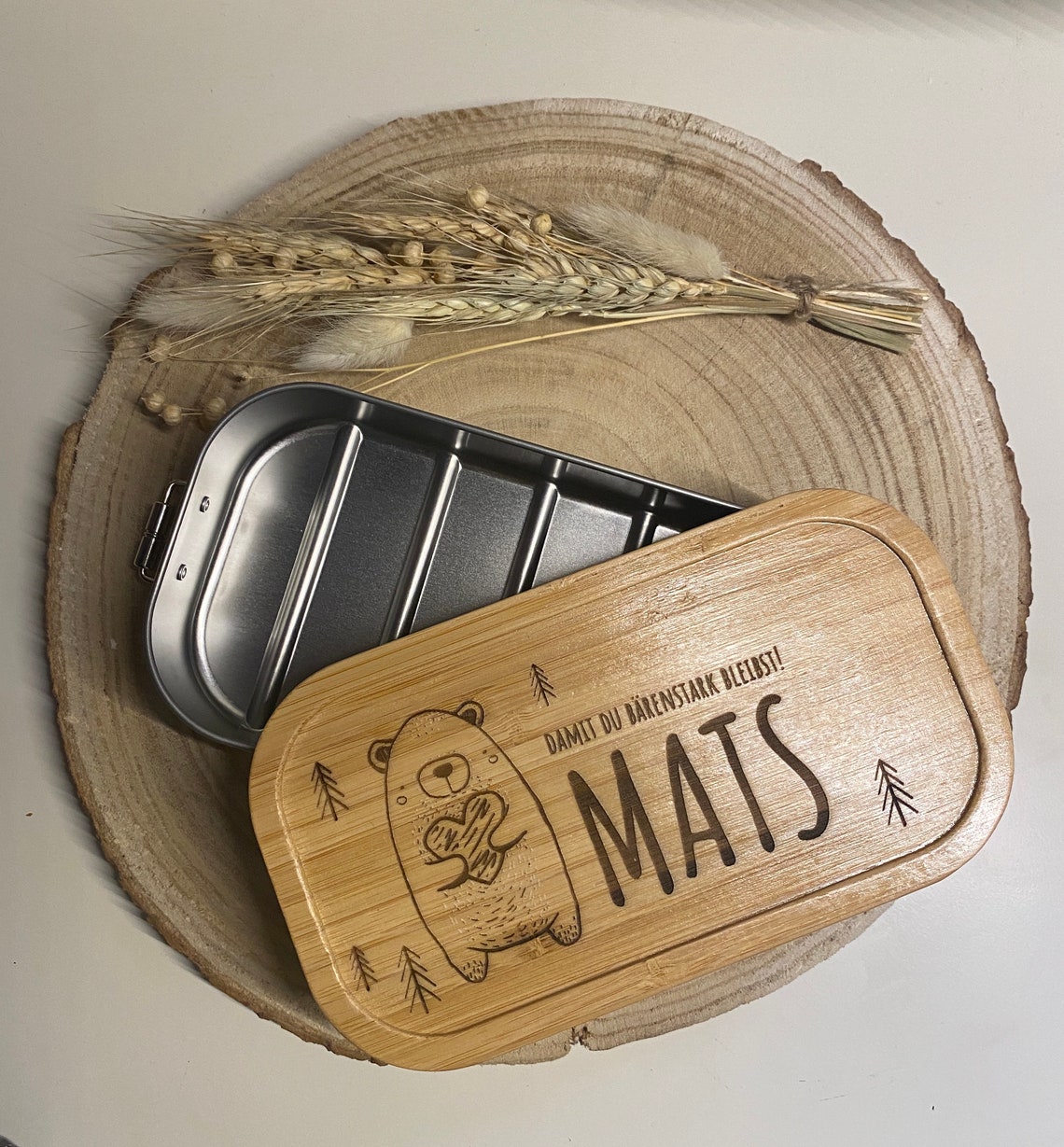 Brotdose personalisiert Kinder Lunchbox mit Namen Metall mit | Etsy