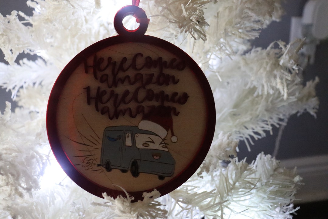 Here Comes Amazon Ornament Etsy