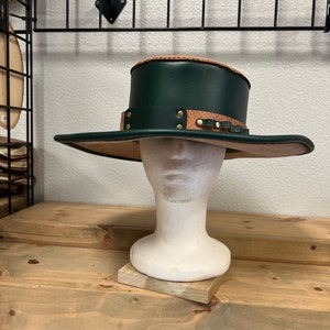 Leather Plague Doctor Hat
