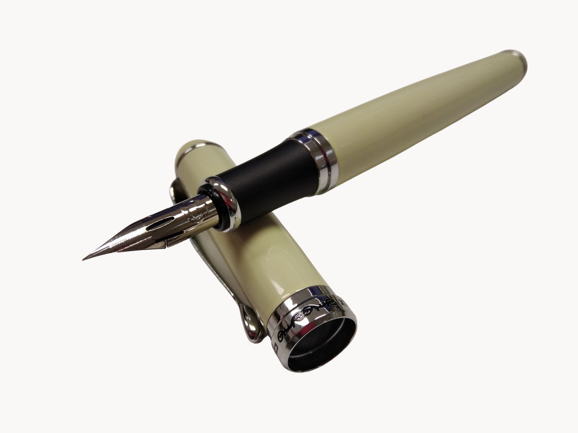 Jinhao X750 G Fountain Pen Super Flex Zebra G Nib Fitted Cream Etsy