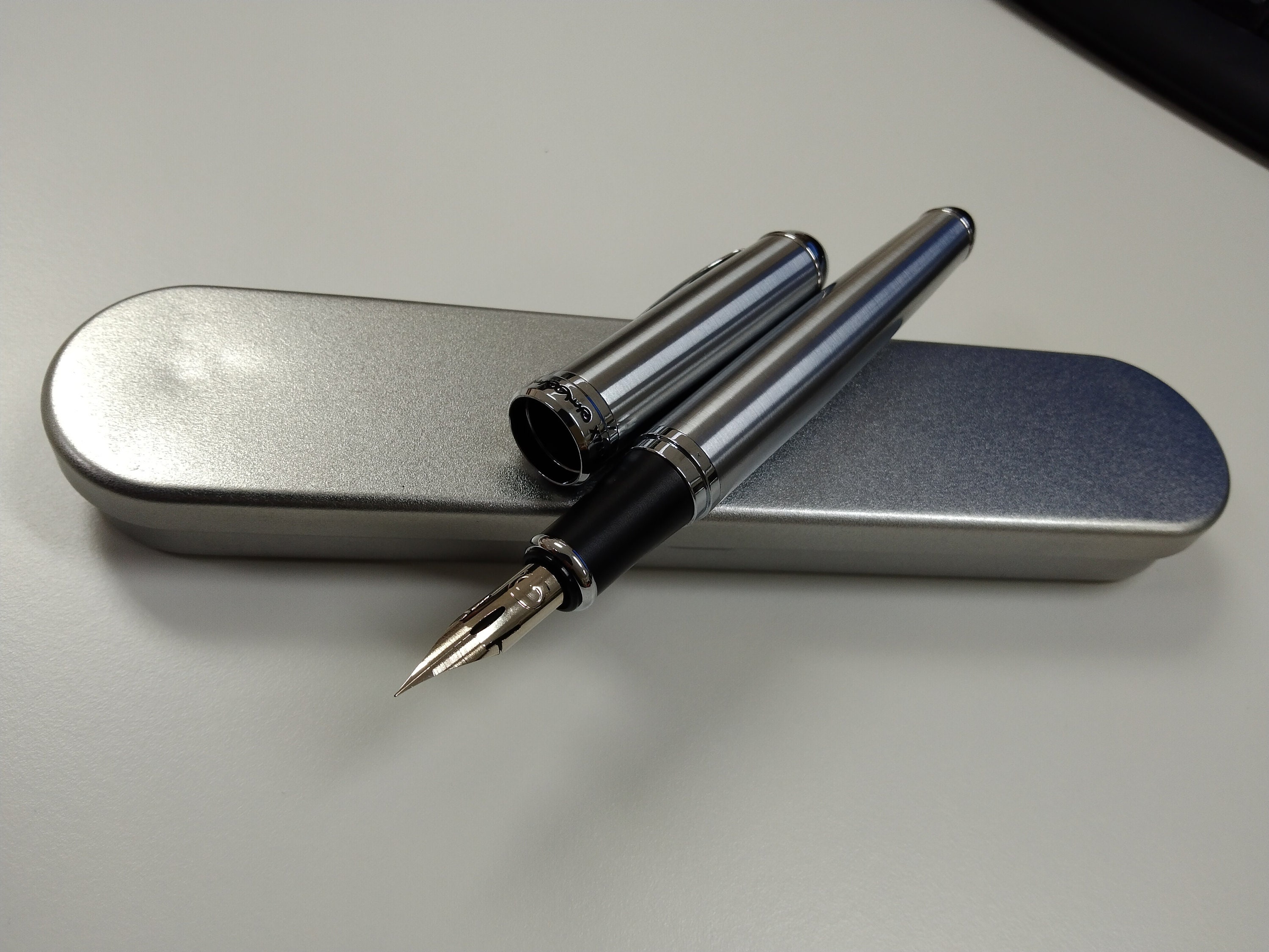 Jinhao X750 Color Silver Fountain Pen Zebra G Flex Nib Etsy