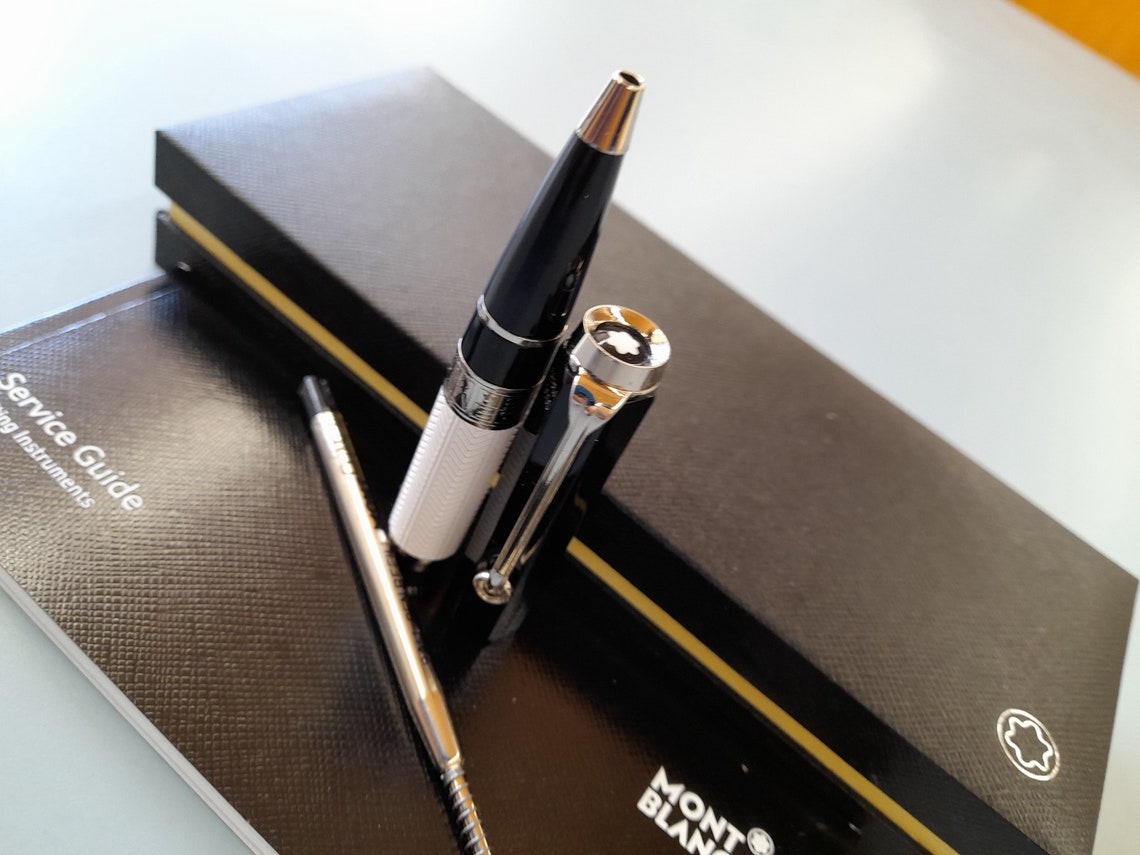 Mont Blanc Rollerball Ballpoint Fountain Pen Serial Number Etsy